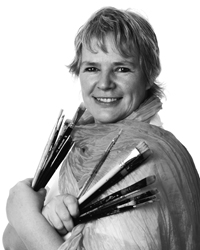 Stefanie Spinty - Malerin - Kunstatelier Buschtrommel-Nordheide